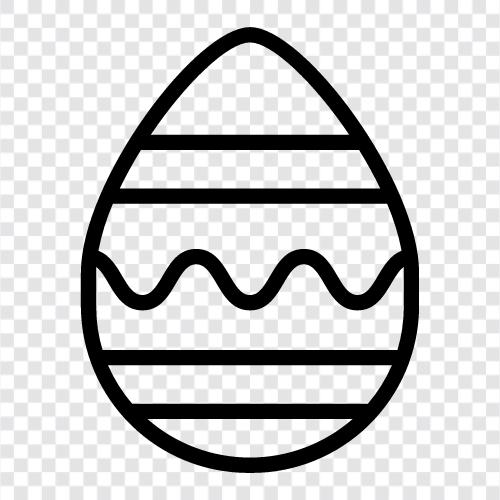 Easter, eggs, chocolate, bunny icon svg