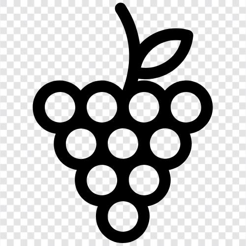 eating, juice, wine, grape icon svg