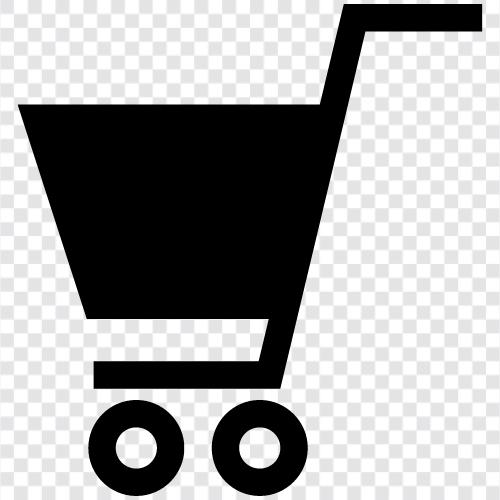 ECommerce, OnlineShopping, EinkaufswagenSoftware, OnlineWarenkorb symbol