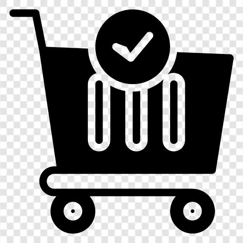 eCommerce, OnlineShopping, Warenkorb symbol