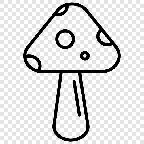 Genießbarer Pilz symbol