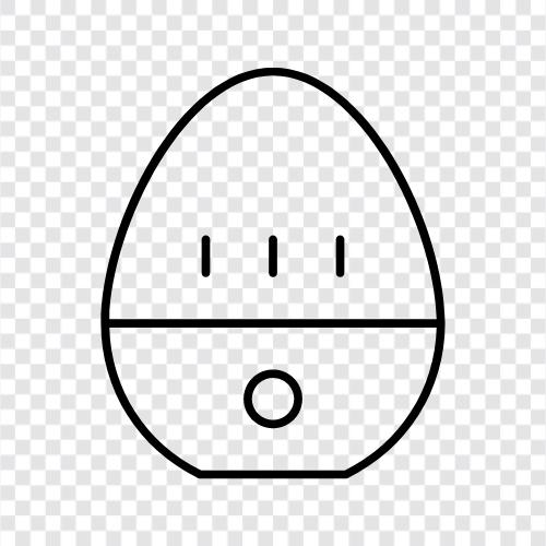 Eier, Timer, Kochen, Frühstück symbol