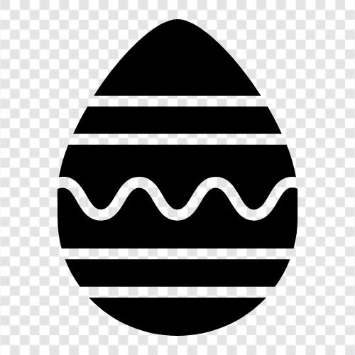 Eier, Schokolade, Hase, Küken symbol