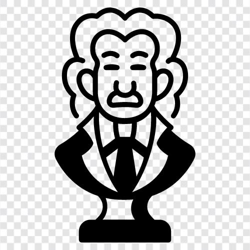 einstein sculpture Значок svg