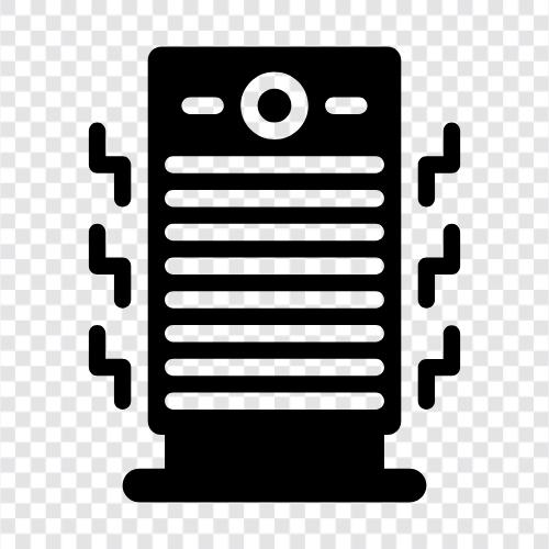 electric, portable, space heater, propane icon svg