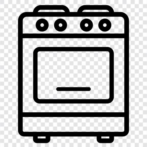 electric oven, electric range, electric stovetop, electric stove icon svg