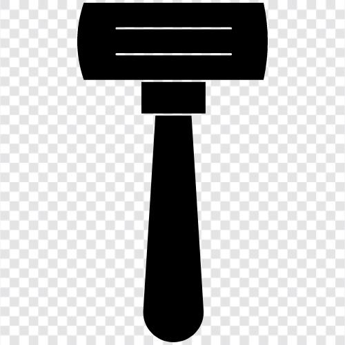 electric razor, cartridge razor, razor blades, wet shaving icon svg