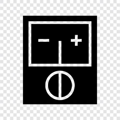 electricity, voltage, current, ampere icon svg