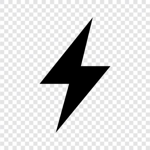 Elektrik, Thunderbolt, Thunder, Elektromanyetik ikon svg