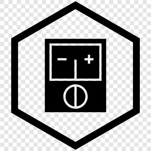 electrometer, ohm s law, volts, ohm s law calculator icon svg