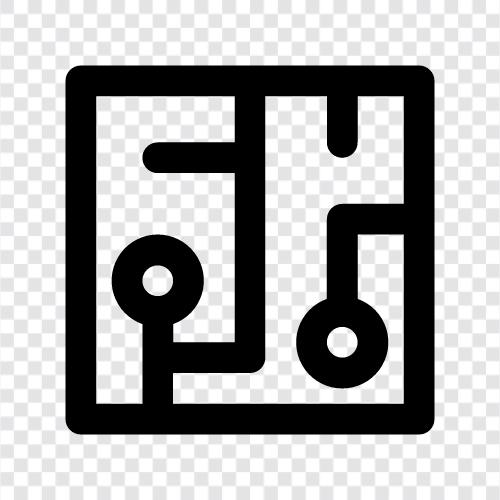 elektronisches Bauteil, elektronisches Gerät, elektronisches System, elektronisches Bauteilpaket symbol