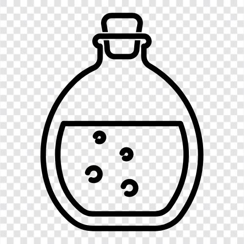 elixir, potion recipe, potion ingredients, potion brewing icon svg