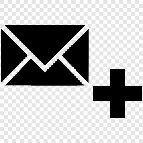 EMailAdresse, EMailAdressen, EMailAdressenliste, EMail hinzufügen symbol