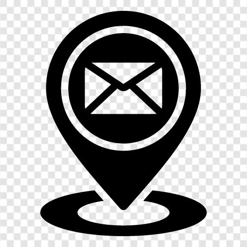 Адрес электронной почты, поиск адреса электронной почты, список адресов электронной почты Значок svg