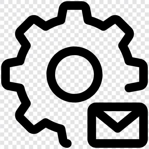 EMail, EMailEinstellungen, EMailKonten, EMailEinstellungen für Gmail symbol