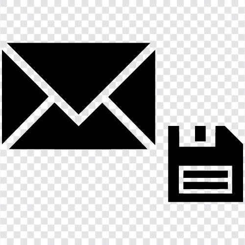 EMailArchive, EMailBackup, EMailSpeicher, EMailServer symbol