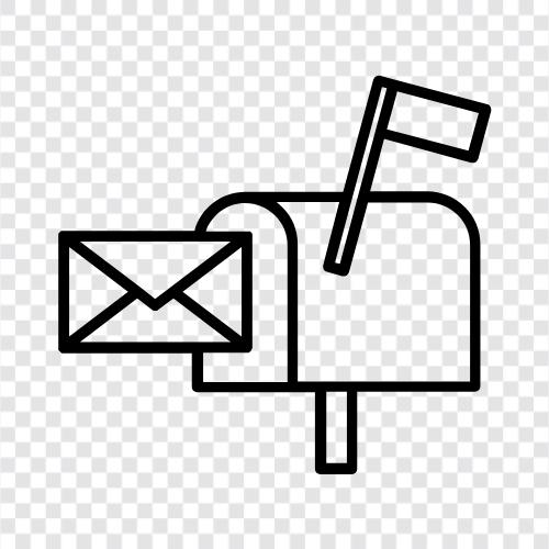 Электронная почта, отправка, получение, хранение Значок svg