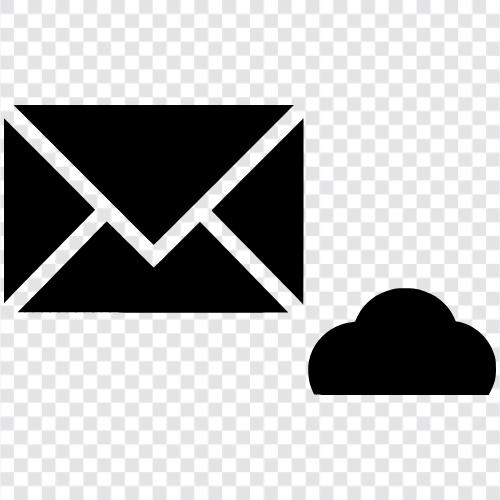 email, storage, messaging, email cloud icon svg