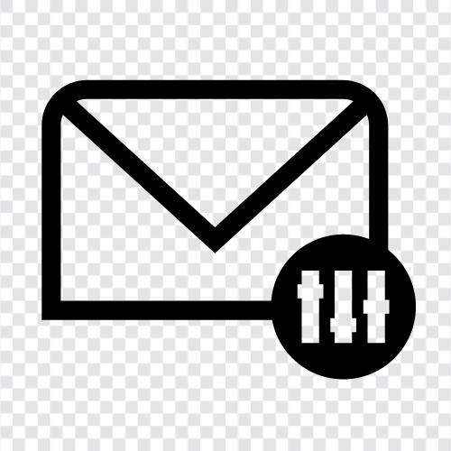 EMail, EMailEinstellungen, EMailEinstellungen für Gmail, EMailEinstellungen für Outlook symbol
