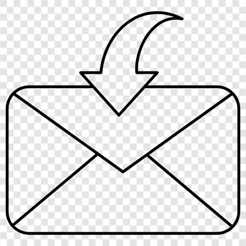 Электронная почта, сообщение электронной почты, полученное сообщение электронной почты, полученное сообщение электронной почты сегодня Значок svg