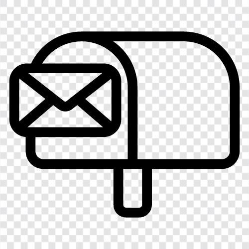 email, inbox, хранилище, почтовые отправления Значок svg