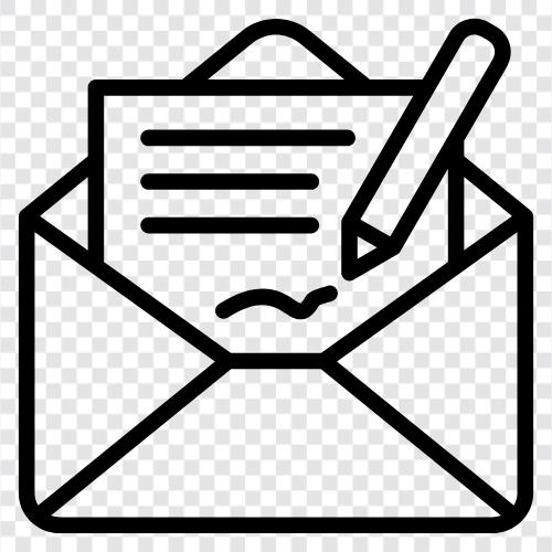 EMail, Brief, Korrespondenz, Briefpost symbol