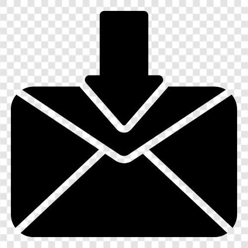 email, inbox, Inbox icon svg