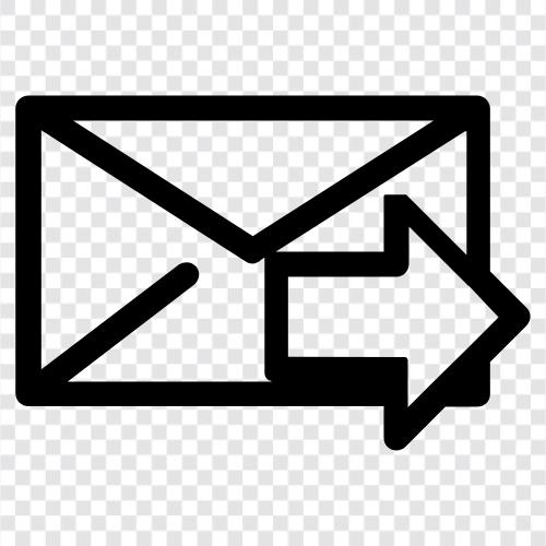 Электронная почта, отправка, отправка почты, список рассылки Значок svg