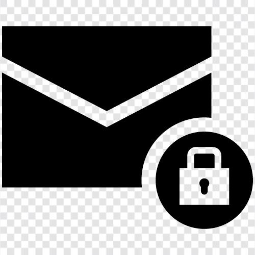 шифрование электронной почты, защита электронной почты, конфиденциальность электронной почты, протокол защиты электронной почты Значок svg