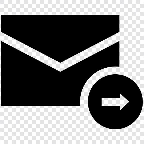 Электронная почта, служба электронной почты, почтовая почта Значок svg