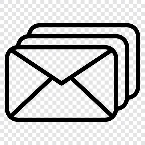 email management, email marketing, email newsletters, email blast icon svg