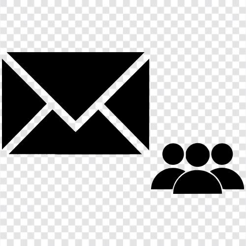 EMailMarketing, EMailListe, EMailListenverwaltung, EMailMarketinggruppe symbol