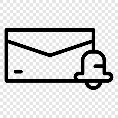 EMailBenachrichtigungssystem, EMailBenachrichtigungssoftware, EMailBenachrichtigungsdienst, EMailBenachrichtigung symbol