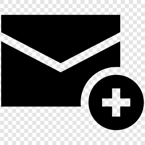 Электронная почта, адрес электронной почты, добавление электронной почты, добавление адреса электронной почты Значок svg