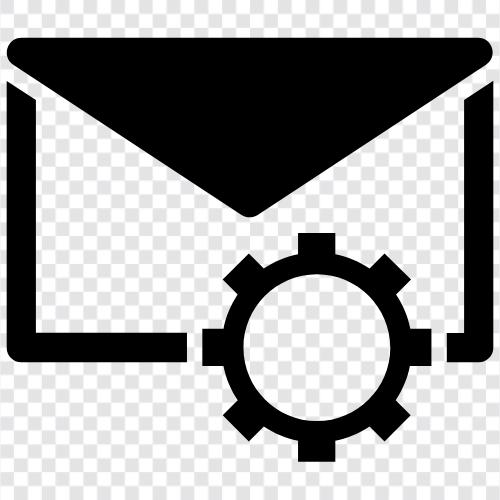 Email Settings, Email, Email Accounts, Email Address icon svg