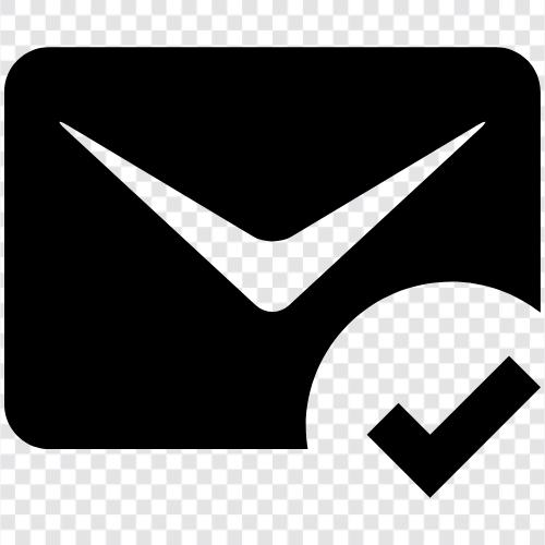 EMailVerifizierung, EMailZeichen, EMailVersuchszeichen symbol