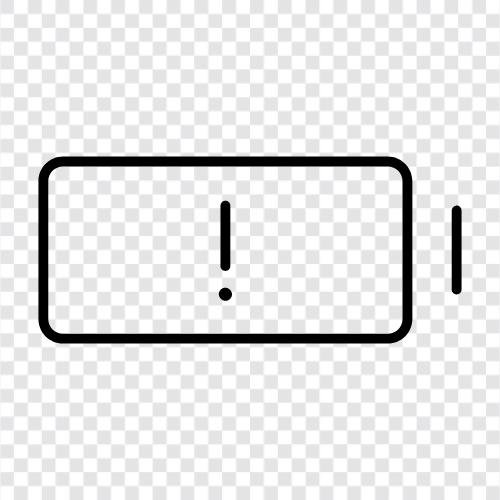 empty battery, low battery, dead battery, low charge icon svg