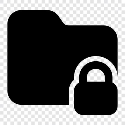 encrypt, secure, privacy, folder protection icon svg