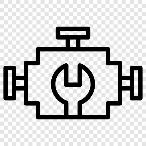 engine, engine parts, engine rebuild, engine repair icon svg