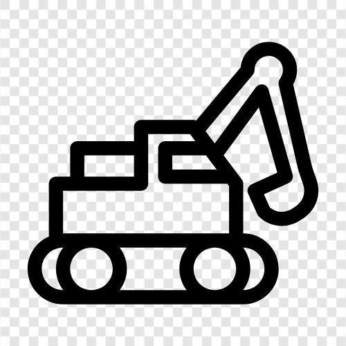 equipment, construction, demolition, heavy equipment icon svg