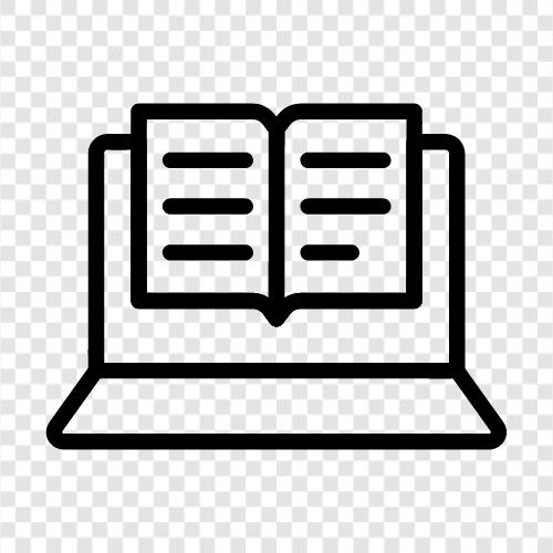 Ereader, Kindle, Books, Literature icon svg