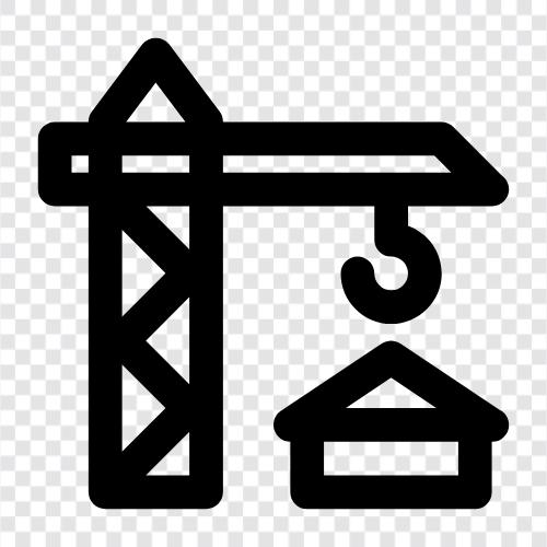 erecting, building, framing, roofing icon svg