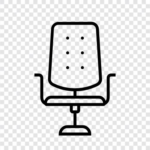 ergonomic chair, office chair for female, office chair icon svg