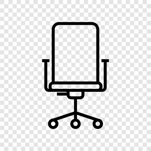 ergonomic chair, chair, office chairs, chair for back pain icon svg