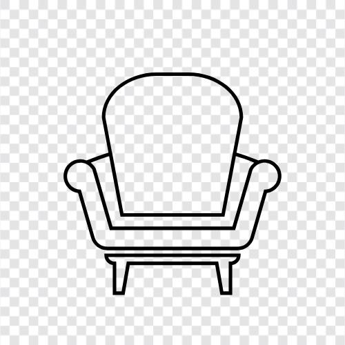 ergonomic, office, furniture, comfortable icon svg