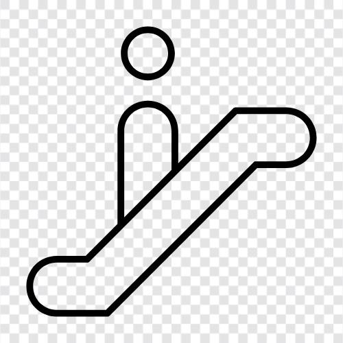 Escalator Safety, Escalator Injury, Escalator Maintenance, Escalator icon svg