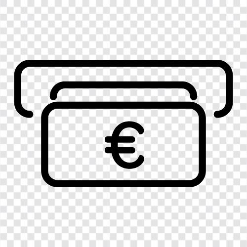 euro, money, euro bills, euro notes icon svg