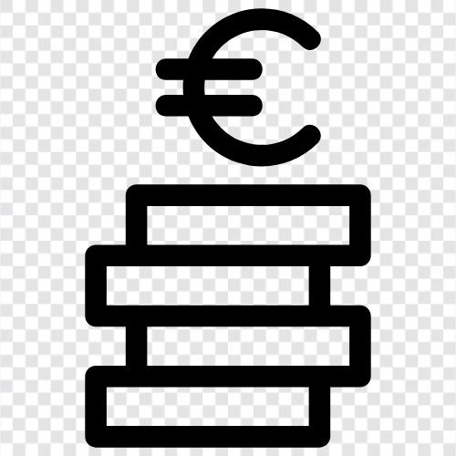 europe, currency, economy, finance icon svg