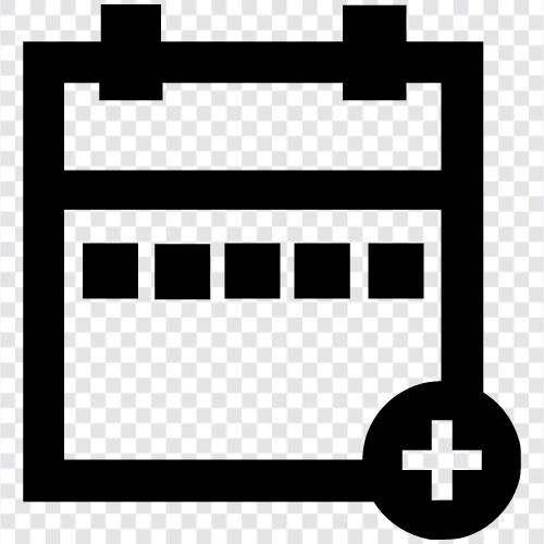 Veranstaltung, Zeitplan, Termine, Erinnerung symbol