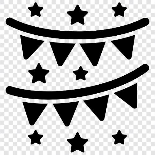 EventDekoration, PartyDekoration, Party symbol